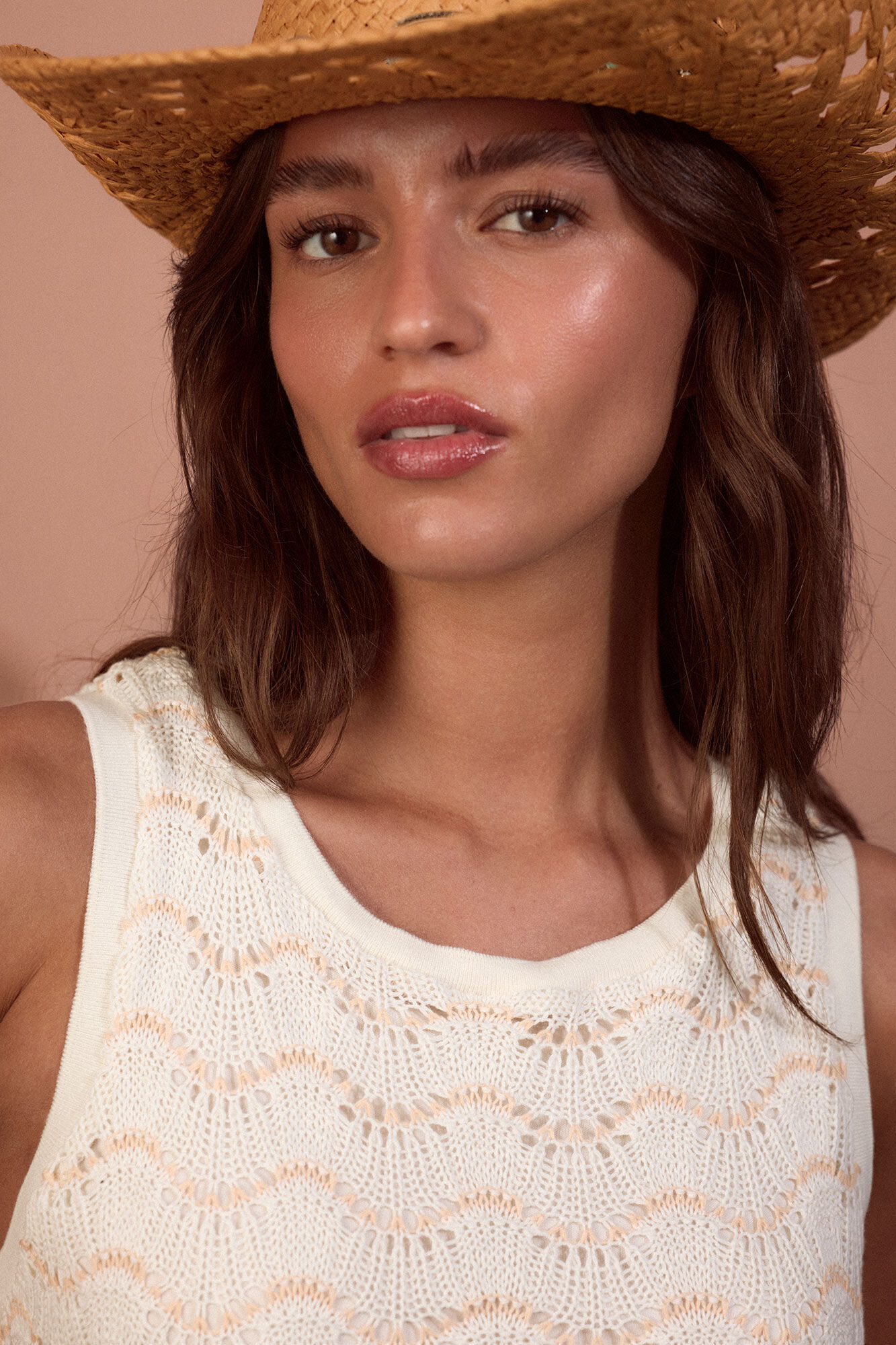 Slowlove Vestido b&aacute;sico estructura Blanco