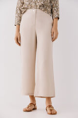 Cortefiel Pantalón de tencel Arena