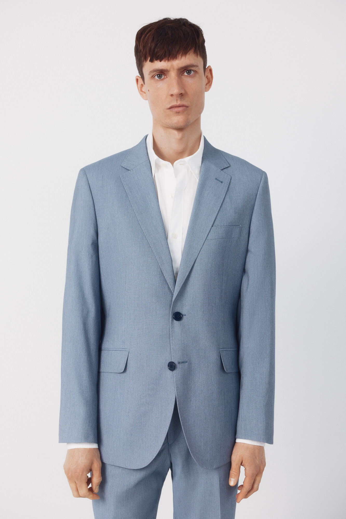 Cortefiel Americana traje serreta Serie XXI azul