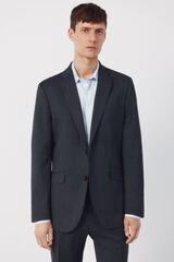 Cortefiel Americana de traje lisa COOLMAX&reg; Gris oscuro