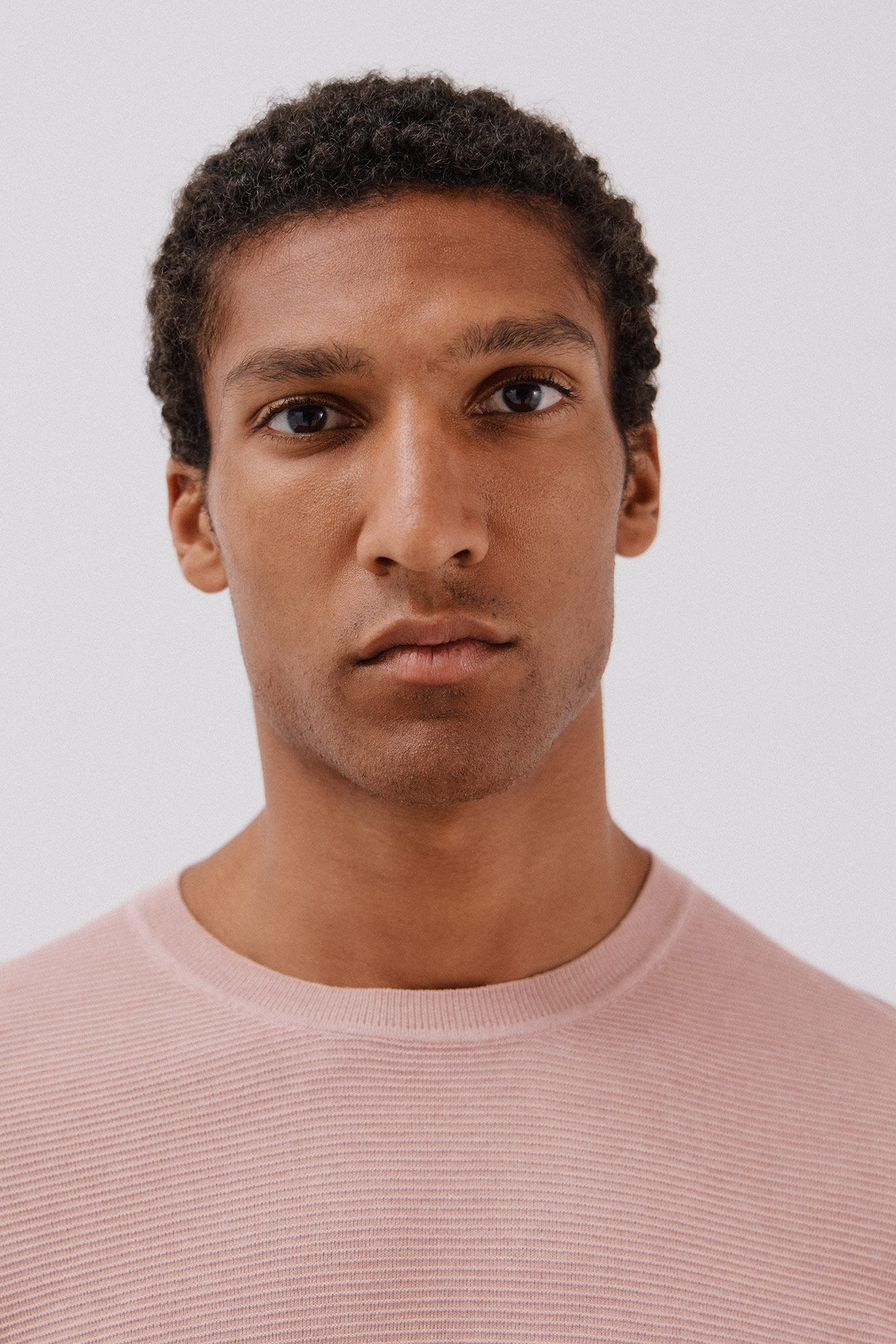 Cortefiel Su&eacute;ter tejido fino Rosa