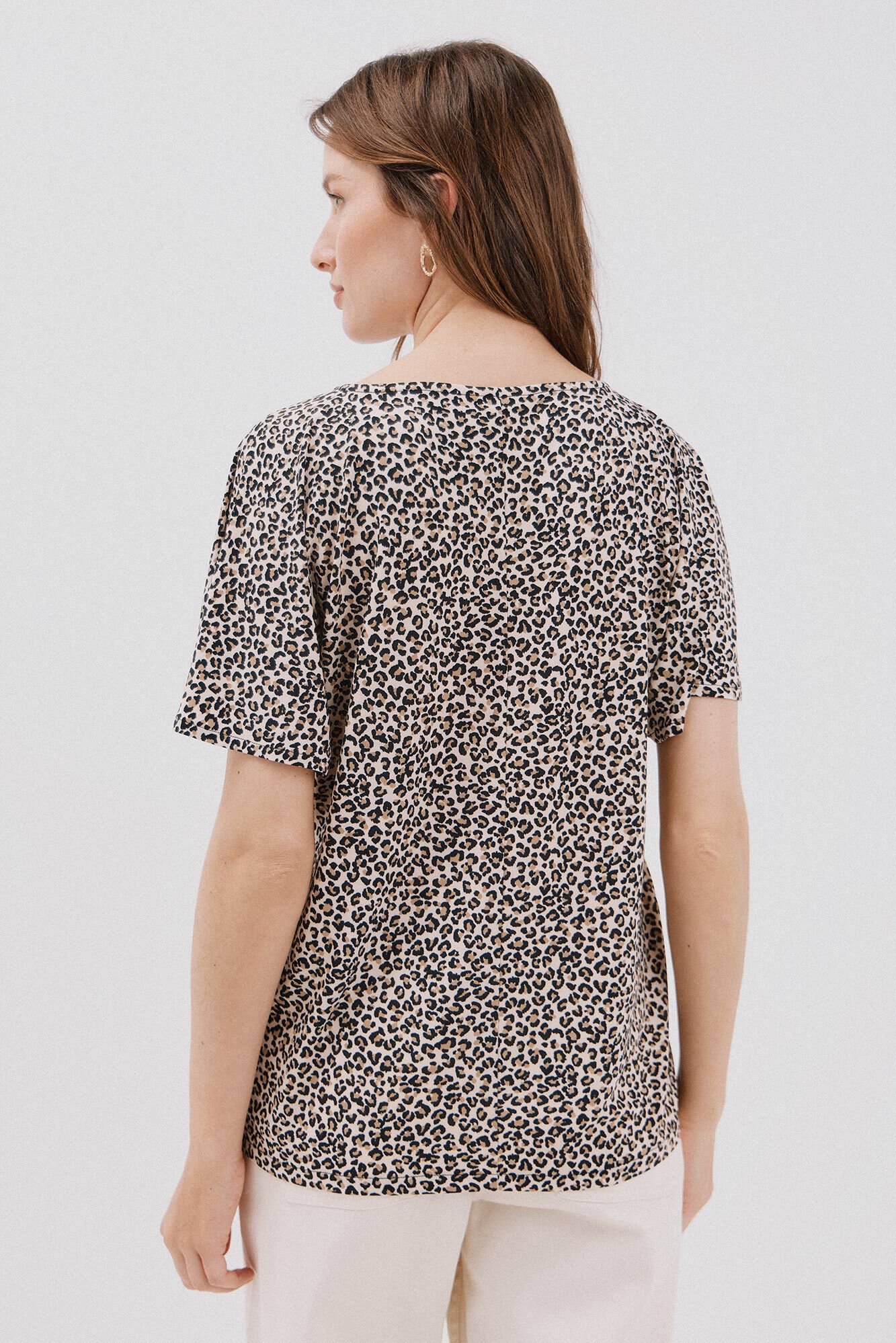 Cortefiel Playera b&aacute;sica fluida Multicolor