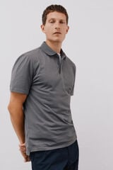 Cortefiel Polo regular fit Gris