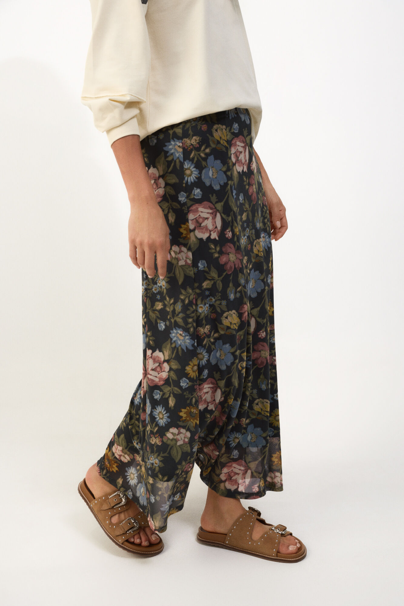 Slowlove Falda de tul el&aacute;stico Multicolor