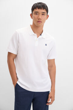 Cortefiel Polo básico Blanco