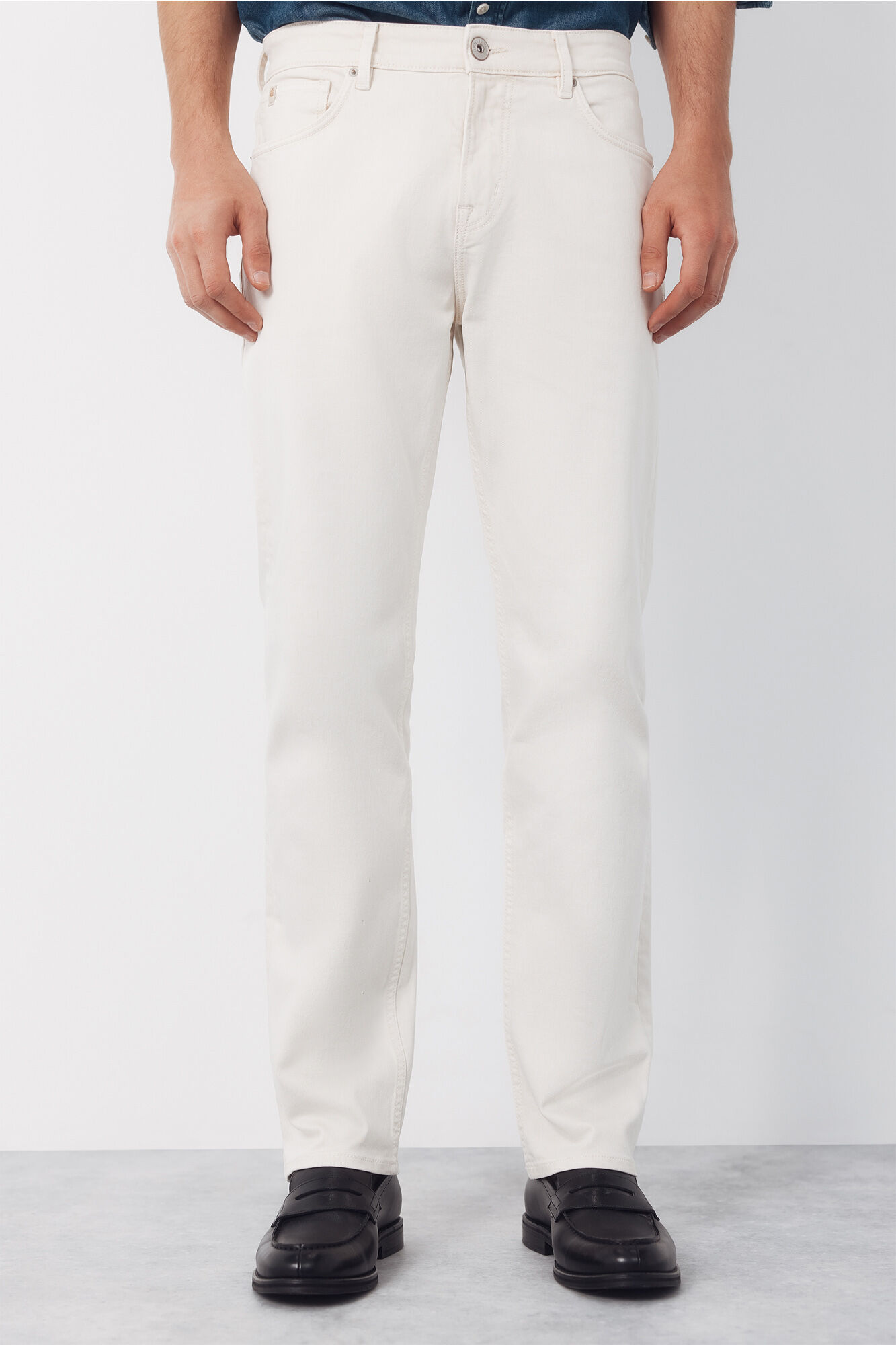 Cortefiel Pantal&oacute;n 5 bolsillos color regular fit