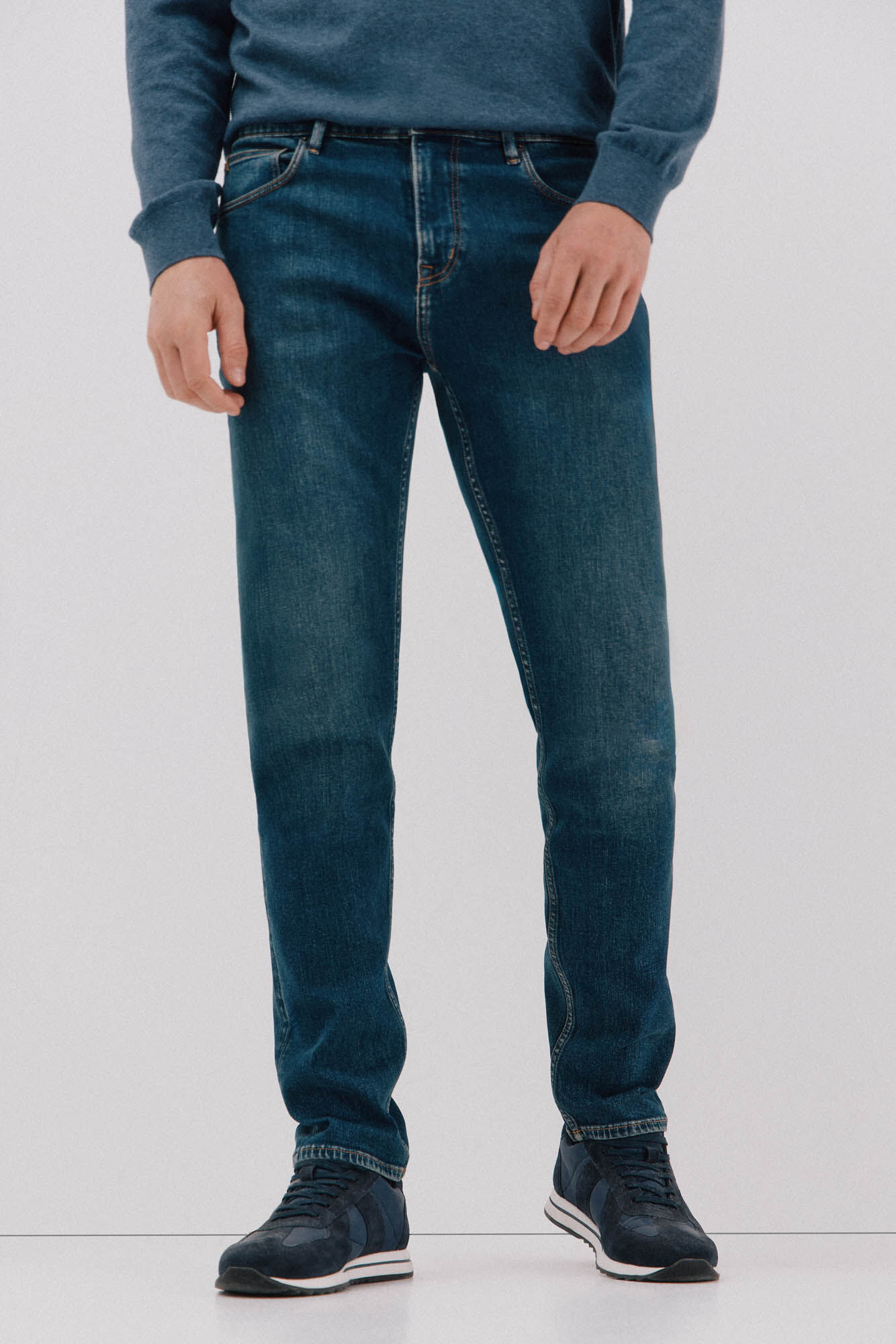 Cortefiel Pantal&oacute;n denim slim fit Azul