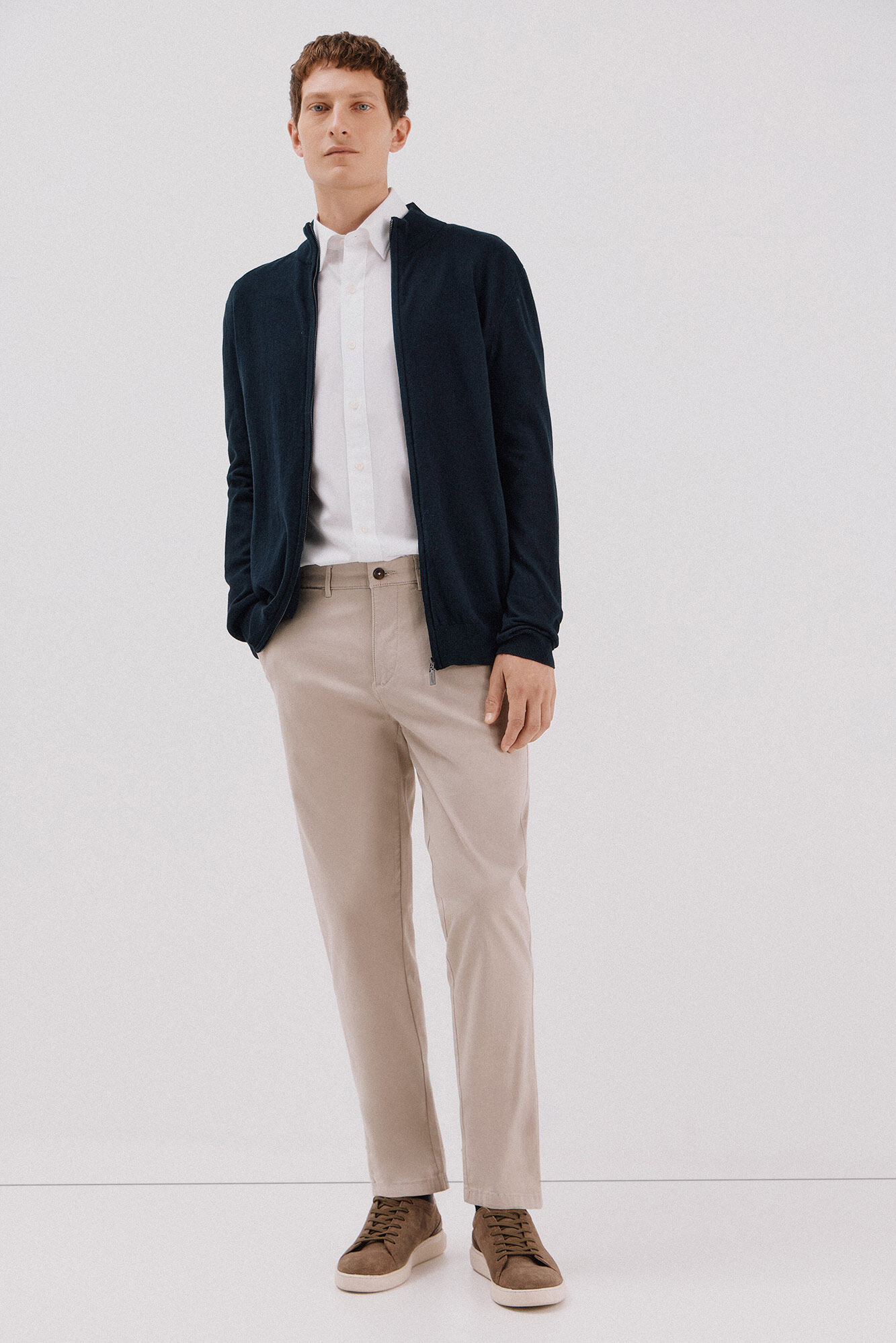 Cortefiel C&aacute;rdigan de algod&oacute;n con cashmere