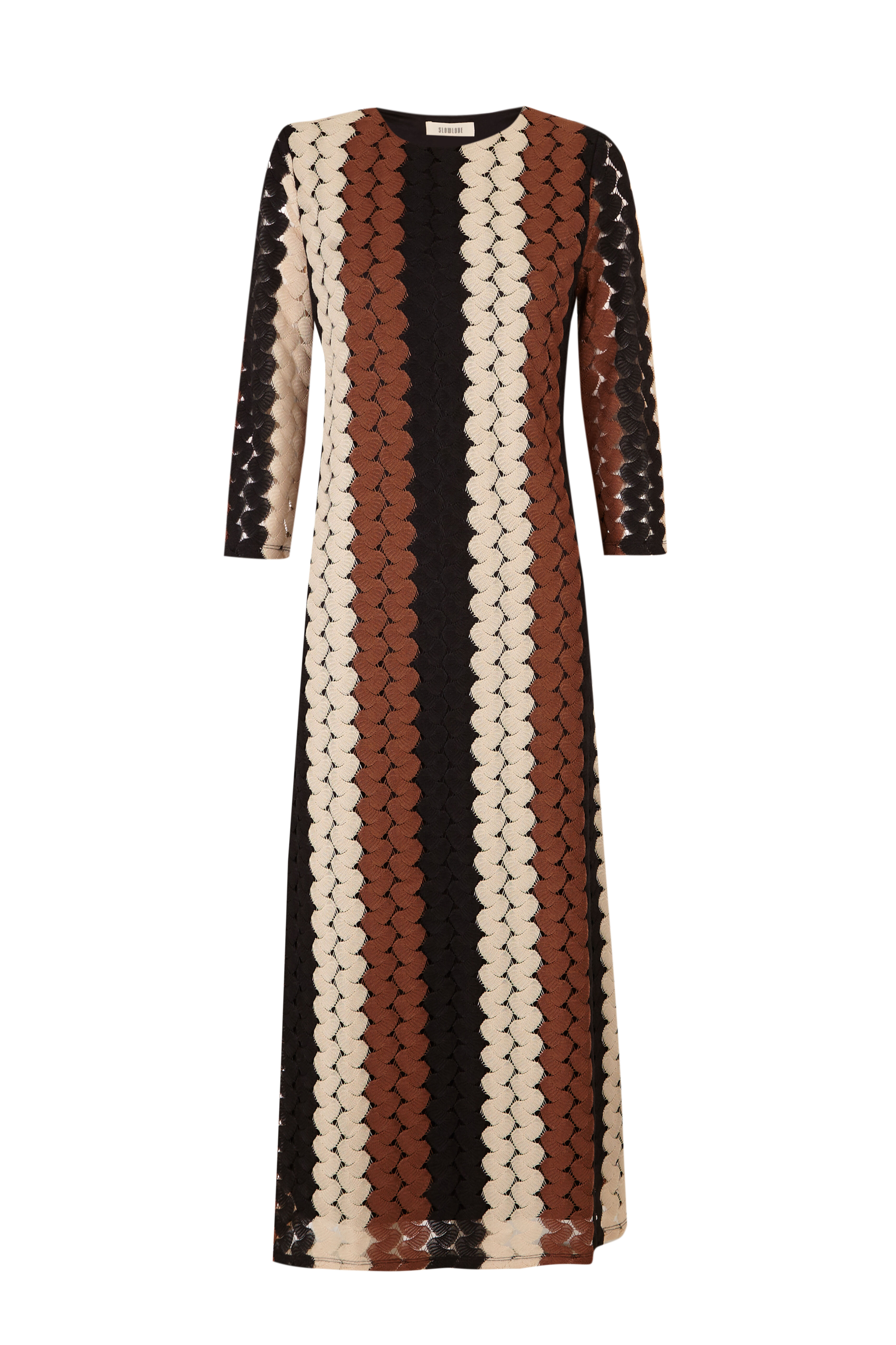 Slowlove Vestido de estructura multicolor Multicolor