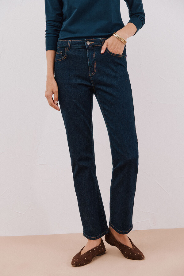 Cortefiel Jeans rectos Azul