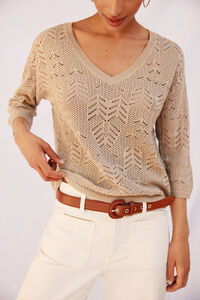 Cortefiel Su&eacute;ter con calados