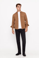 Cortefiel Pantalón denim slim fit coolmax Negro