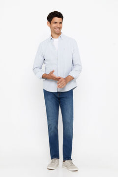 Cortefiel Pantalón denim slim fit dynamic Azul