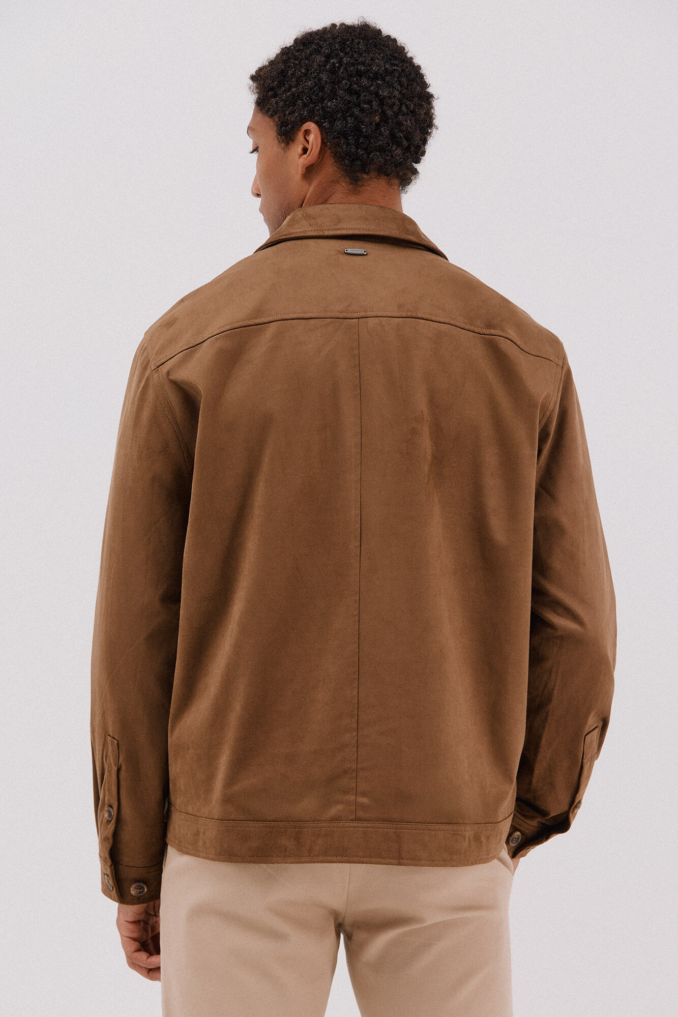 Cortefiel Sobrecamisa efecto ante Beige