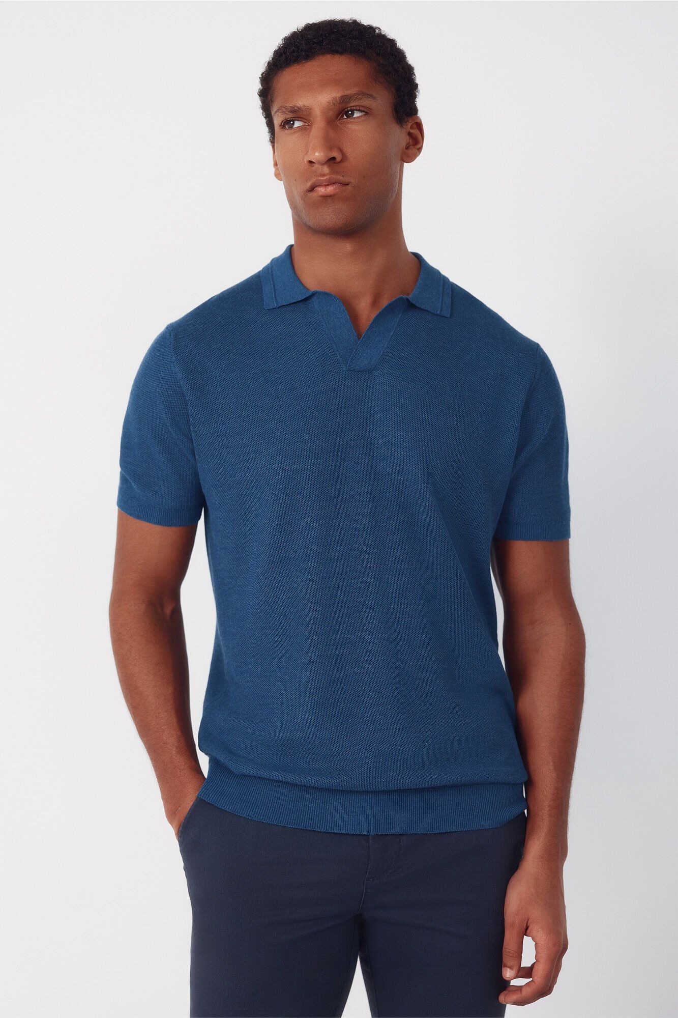 Cortefiel Jersey polo piqu&eacute; manga corta