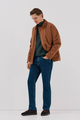 Cortefiel Pantalón denim straight fit Azul