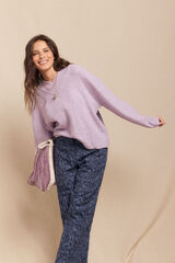 Slowlove Jersey perlado pico Lila