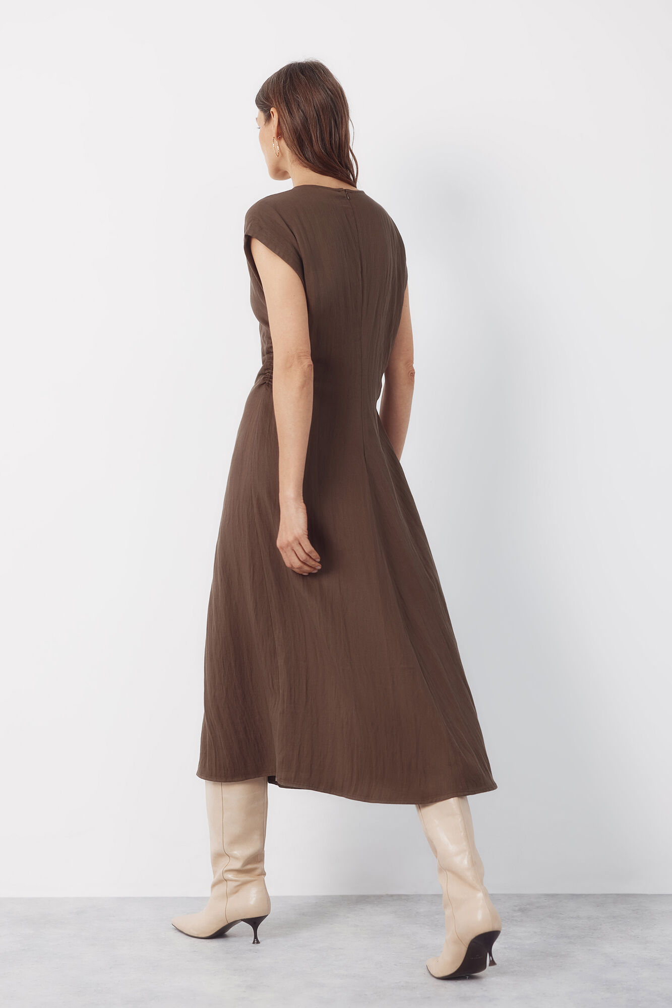 Cortefiel Vestido con frunces