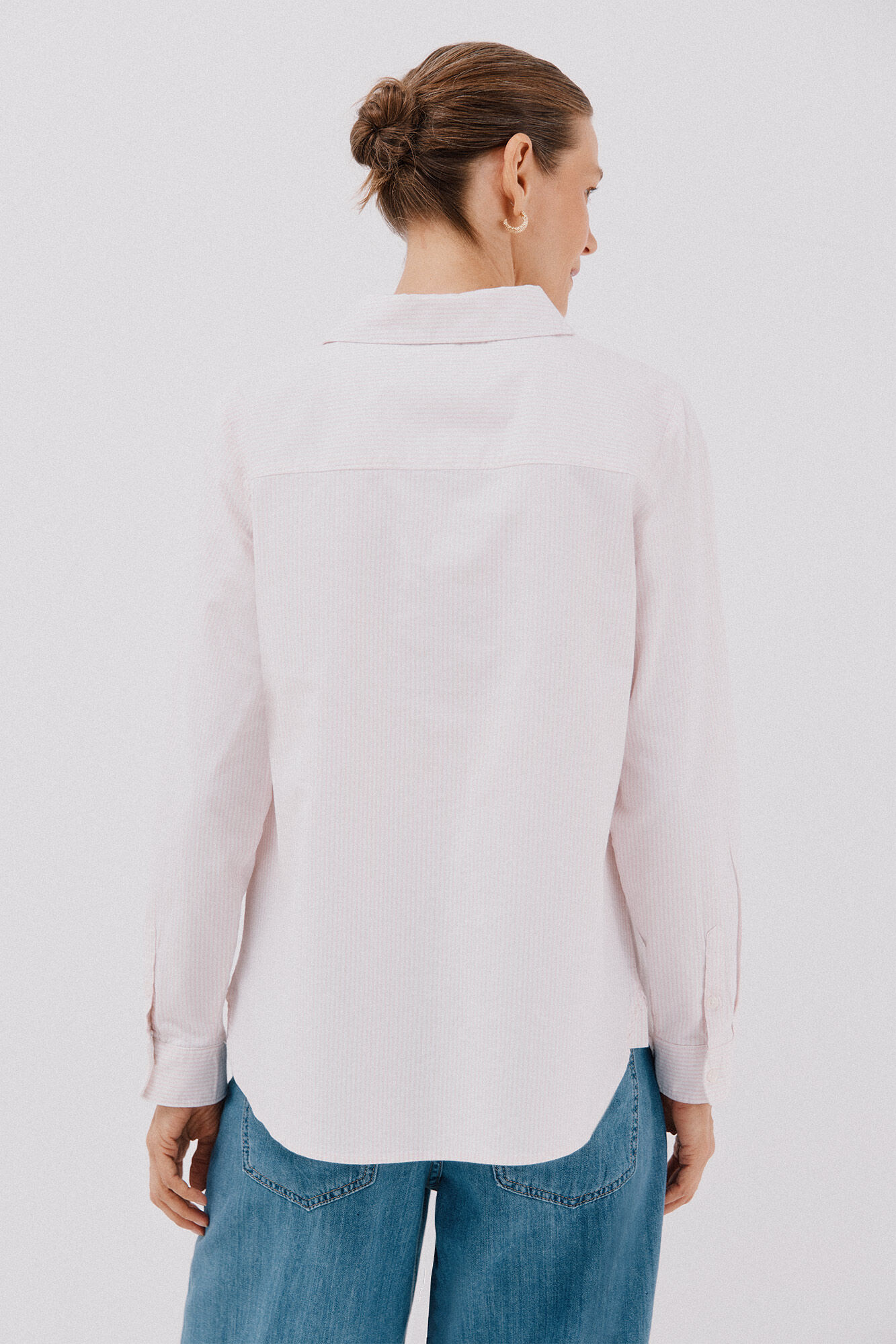 Cortefiel Camisa oxford  Rosa