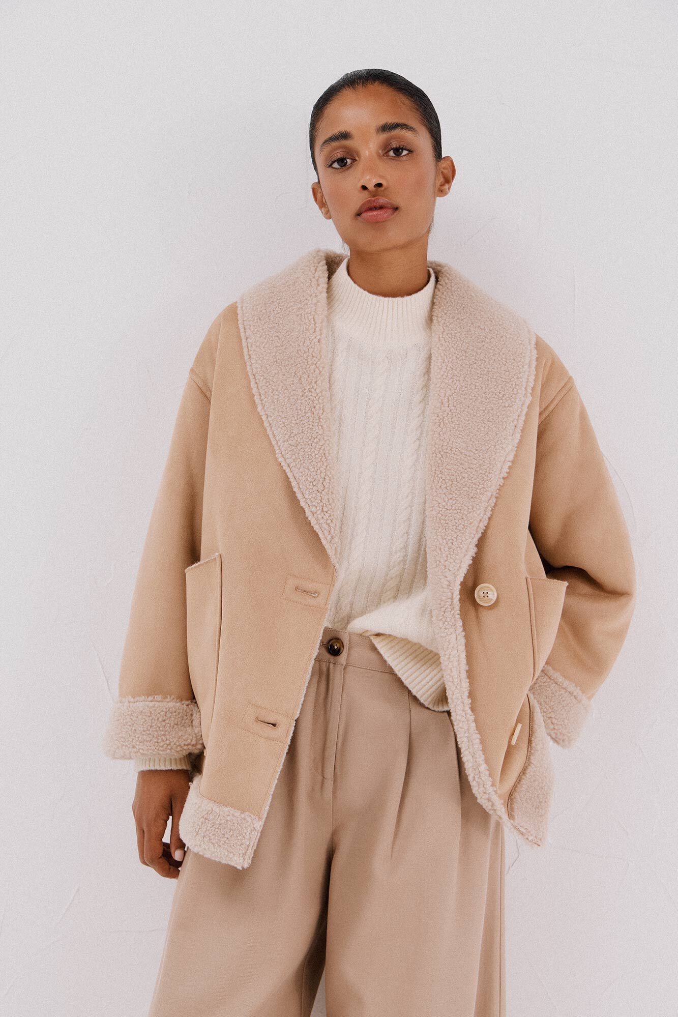 Cortefiel Chamarra efecto doble faz