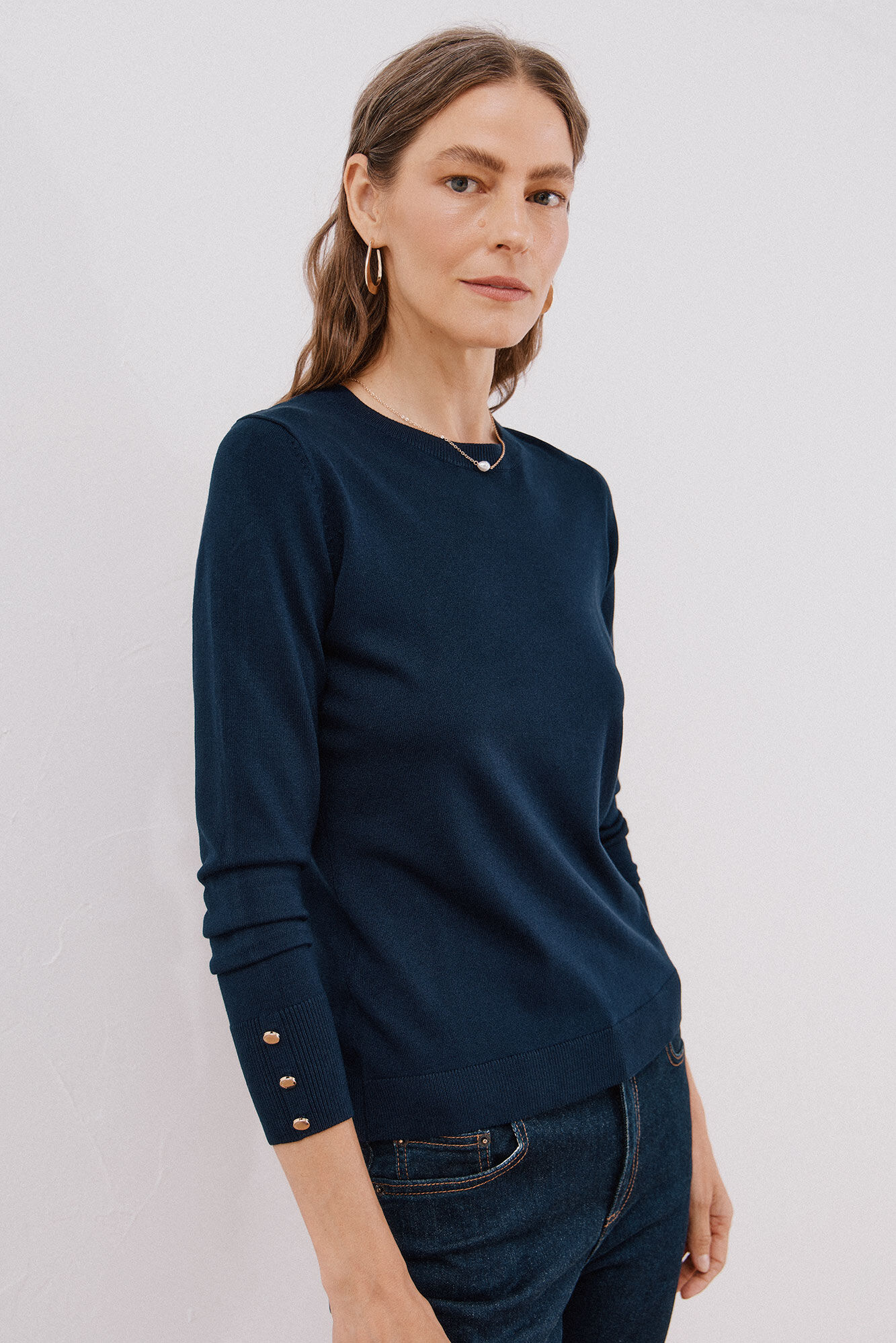 Cortefiel Su&eacute;ter de tejido fino