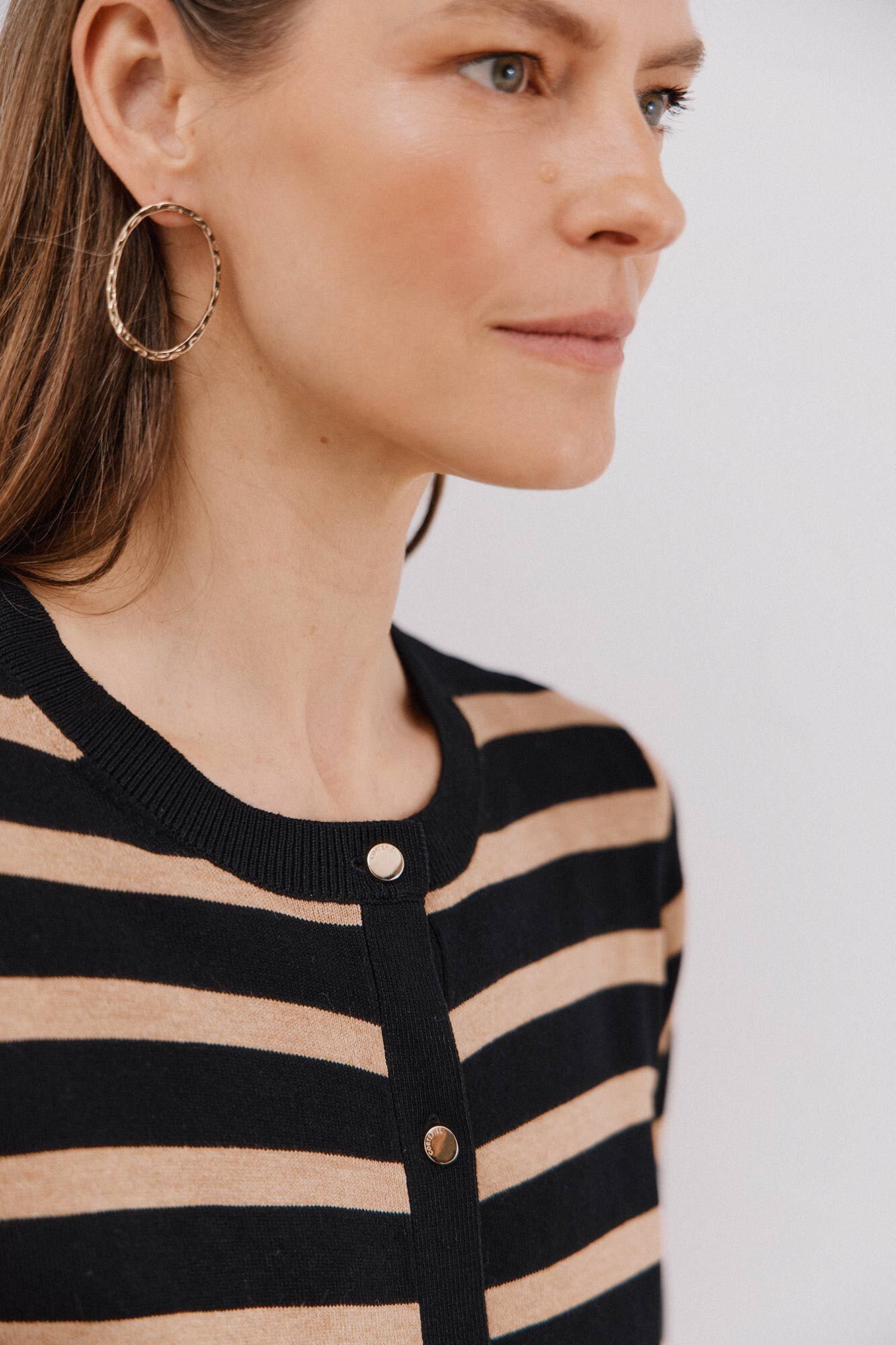 Cortefiel Su&eacute;ter de tejido fino Negro