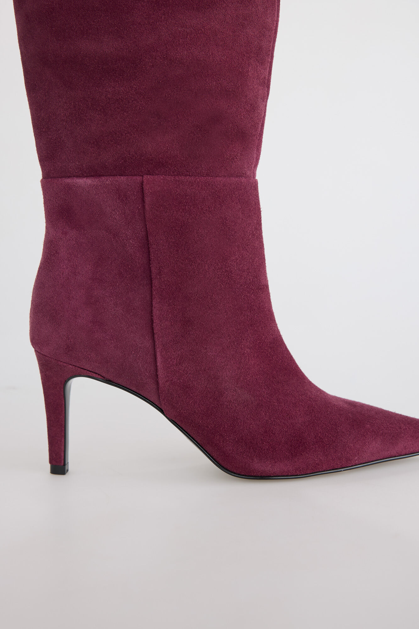 Slowlove Bota alta serraje Granate