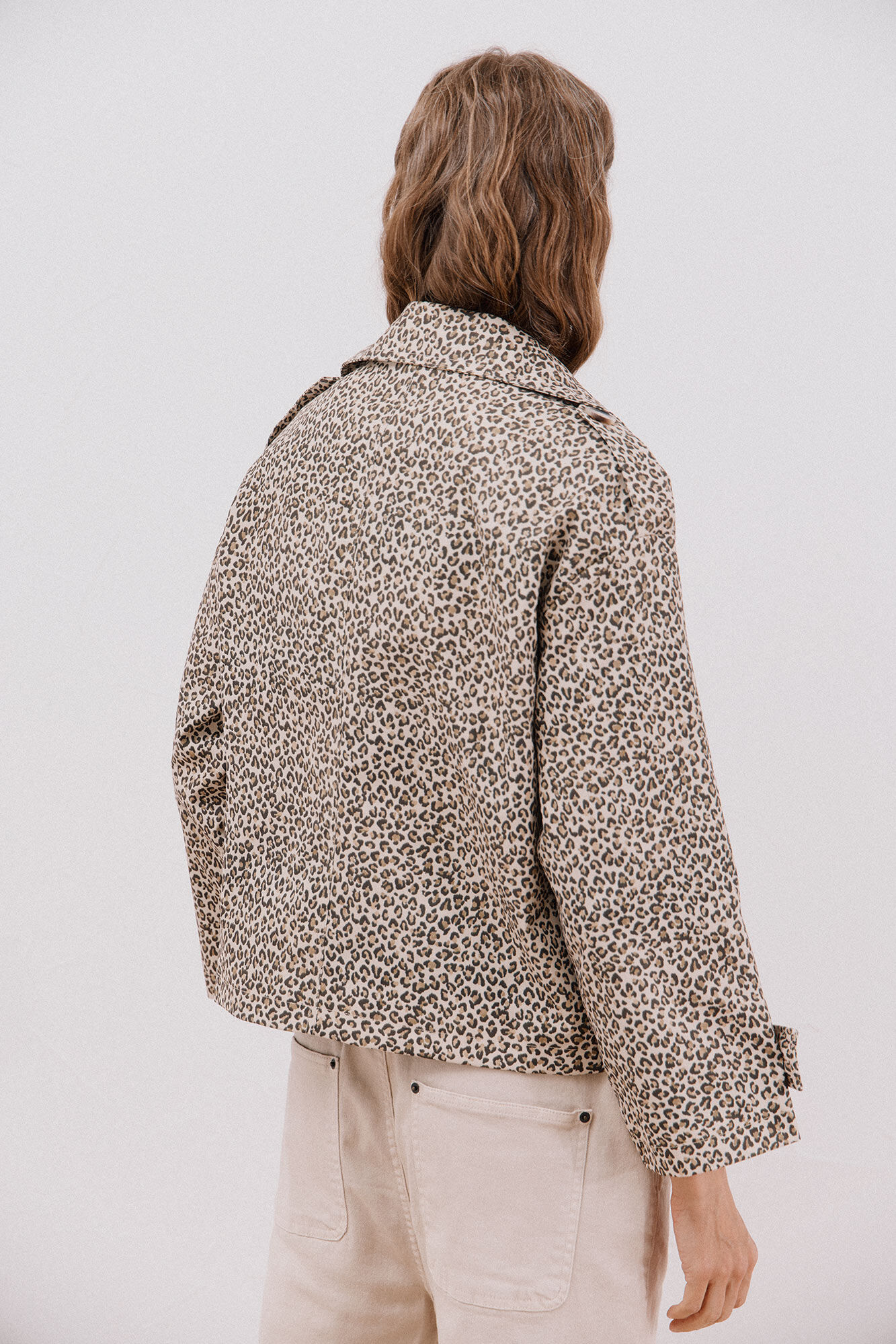 Cortefiel Gabardina corta Multicolor