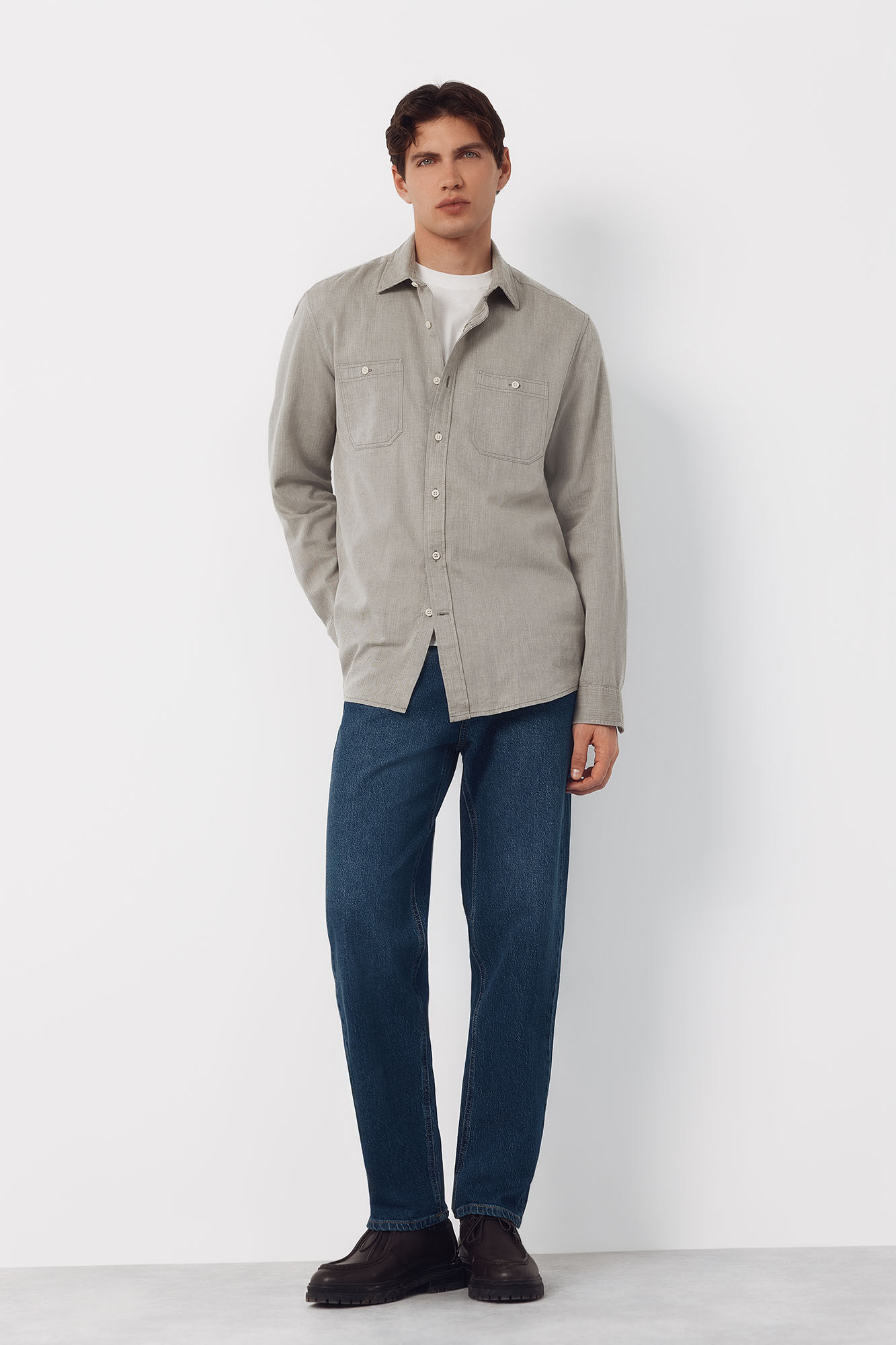 Cortefiel Pantal&oacute;n vaquero straight fit Azul