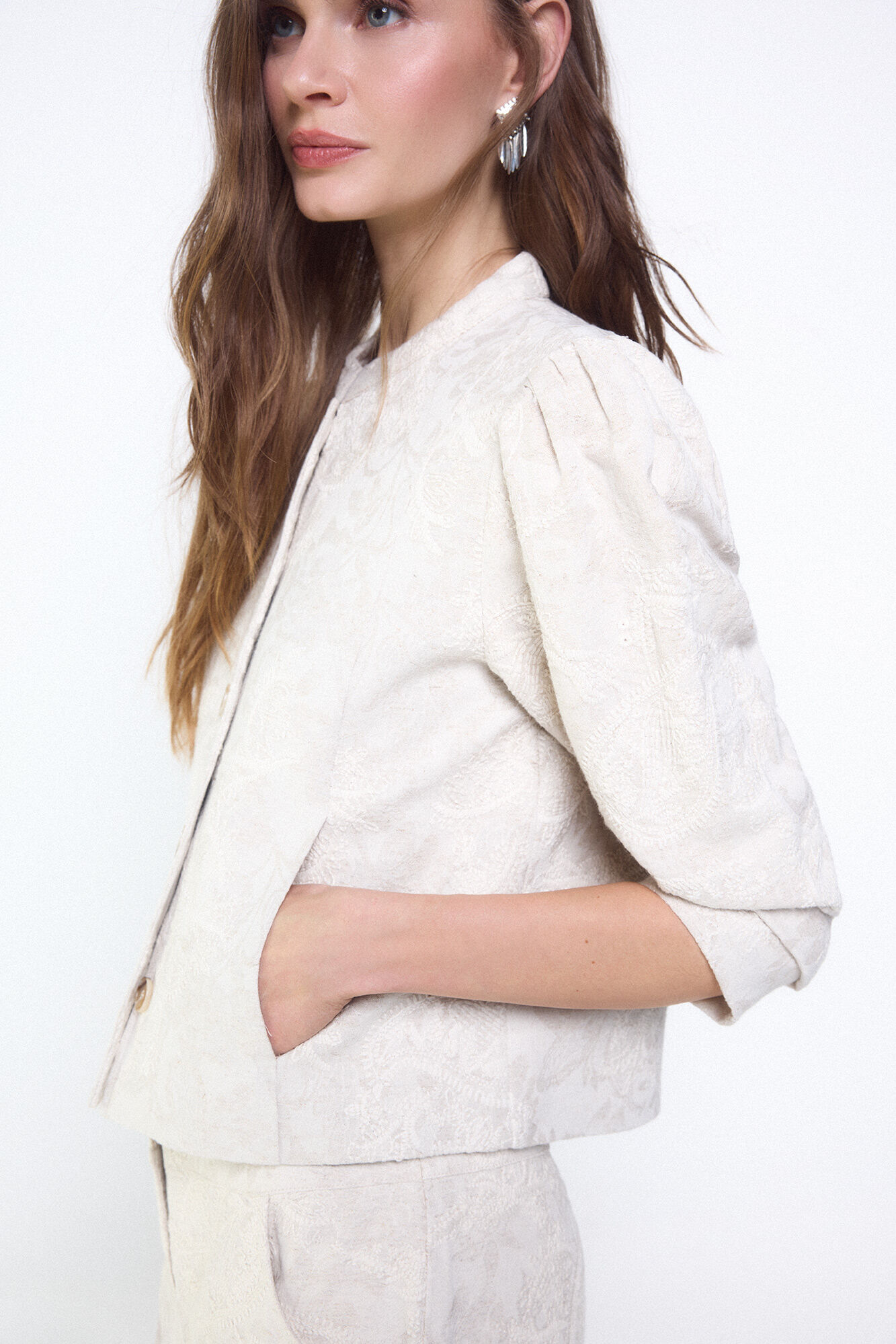 Slowlove Chaqueta bordada