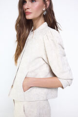 Slowlove Chaqueta bordada Marfil