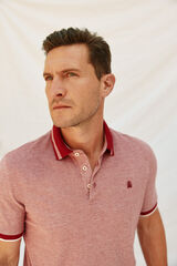 Cortefiel Polo oxford Granate