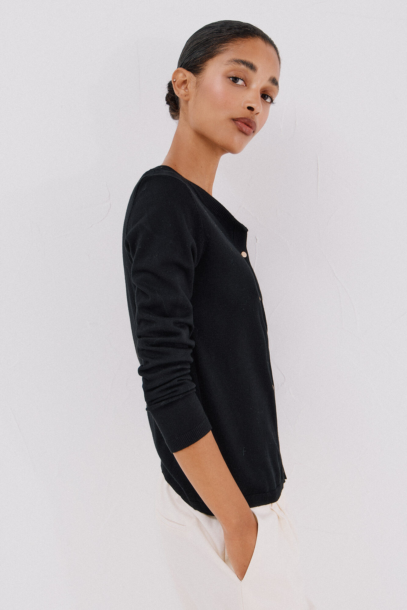 Cortefiel Su&eacute;ter de tejido fino