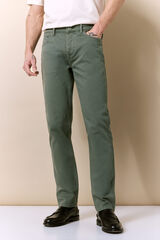 OOTO Pantal&oacute;n 5 bolsillos color slim Kaki