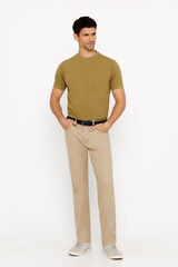 Cortefiel Pantalón 5 bolsillos slim fit Beige