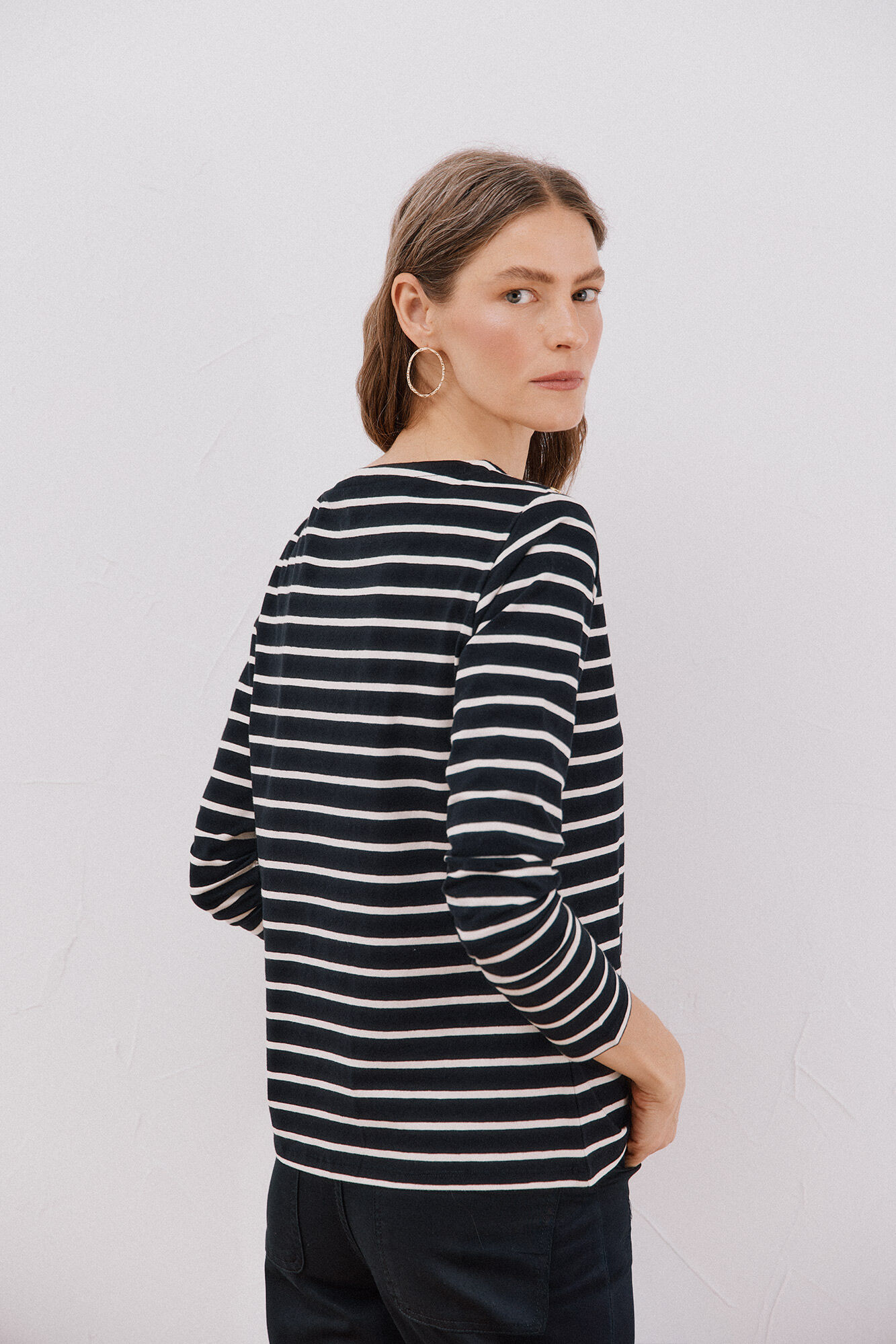 Cortefiel Playera barco botones