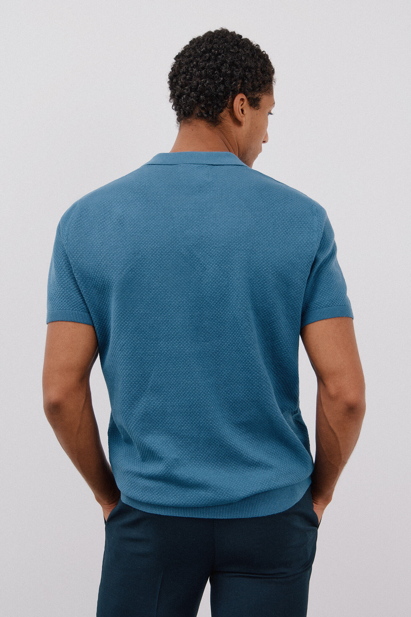 Cortefiel Su&eacute;ter polo manga corta 