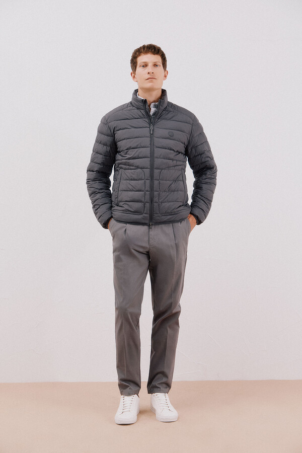 Cortefiel Chamarra acolchada ultralight Gris