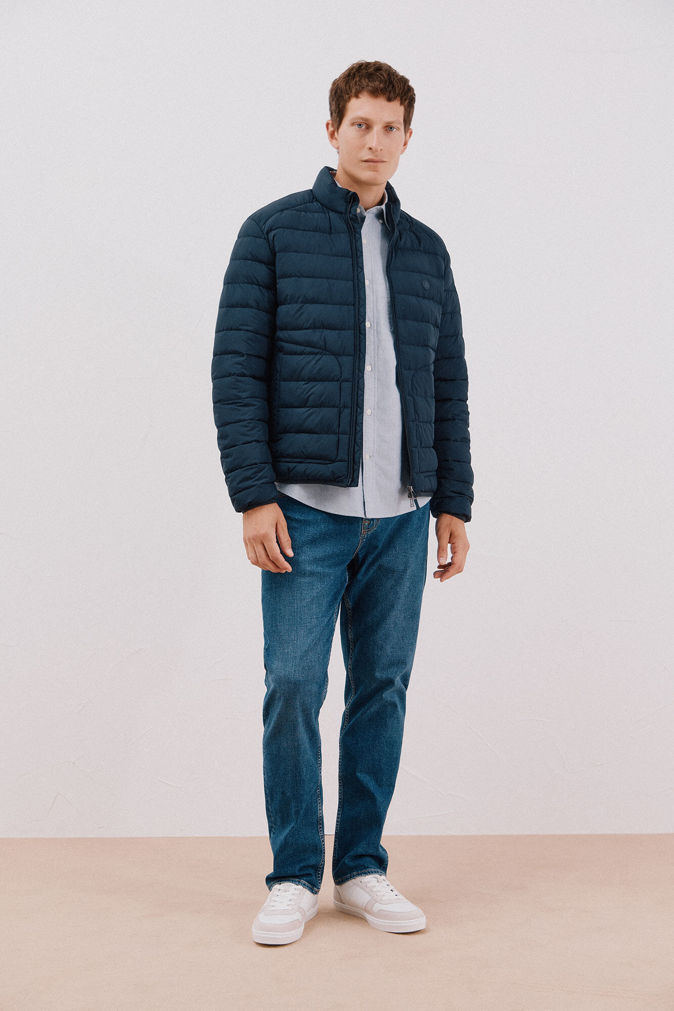 Cortefiel Chamarra acolchada ultralight Azul marino