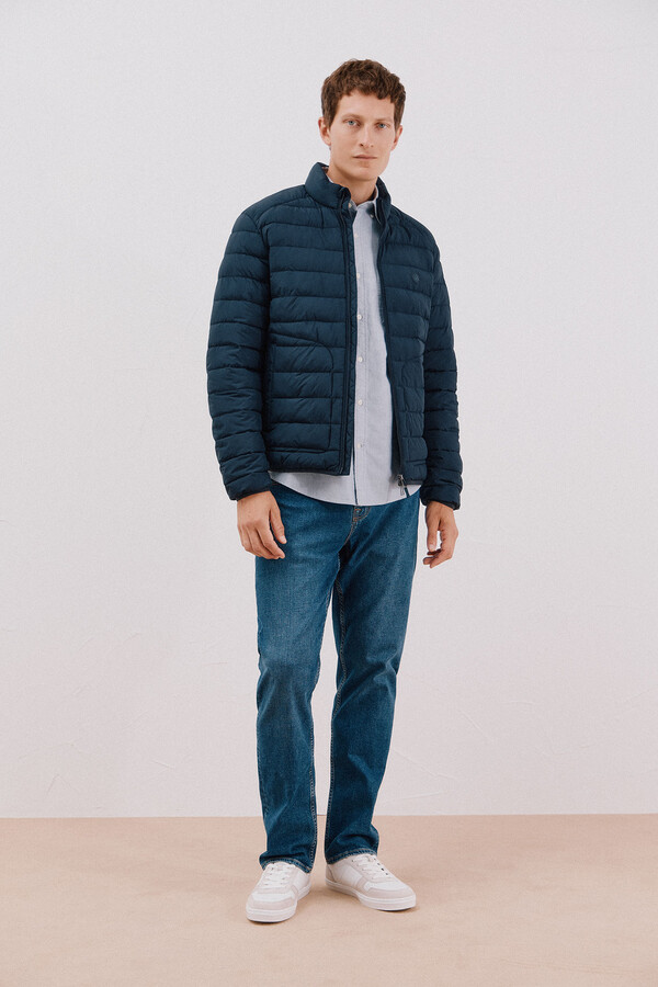 Cortefiel Chamarra acolchada ultralight Azul marino