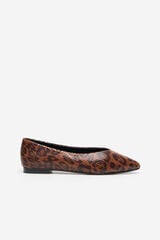Cortefiel Zapatillas Estampado marr&oacute;n