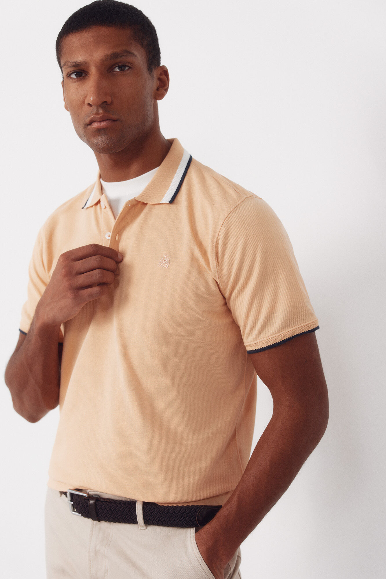 Cortefiel Polo estructura cuello fantas&iacute;a