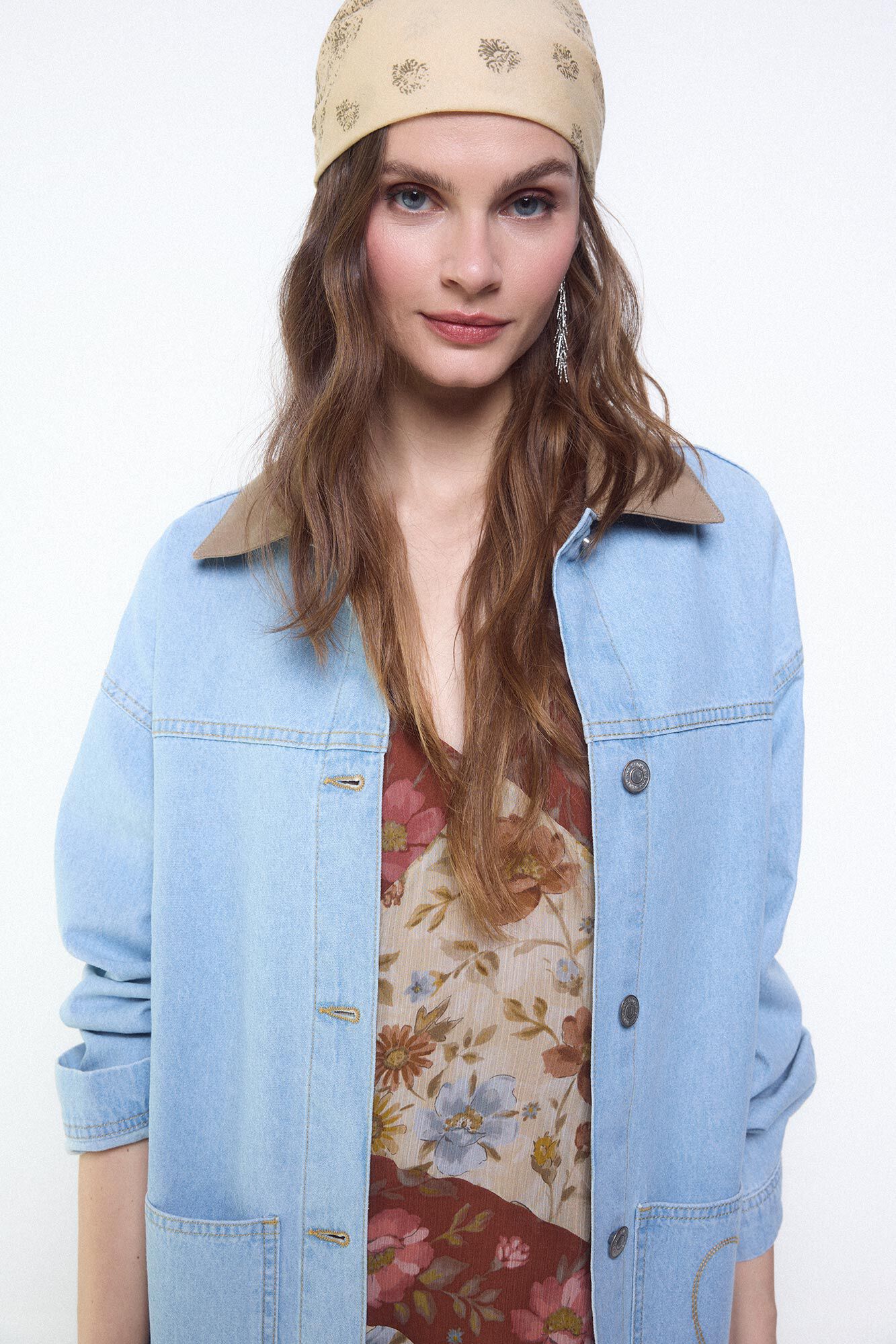 Slowlove Chamarra de mezclilla barn