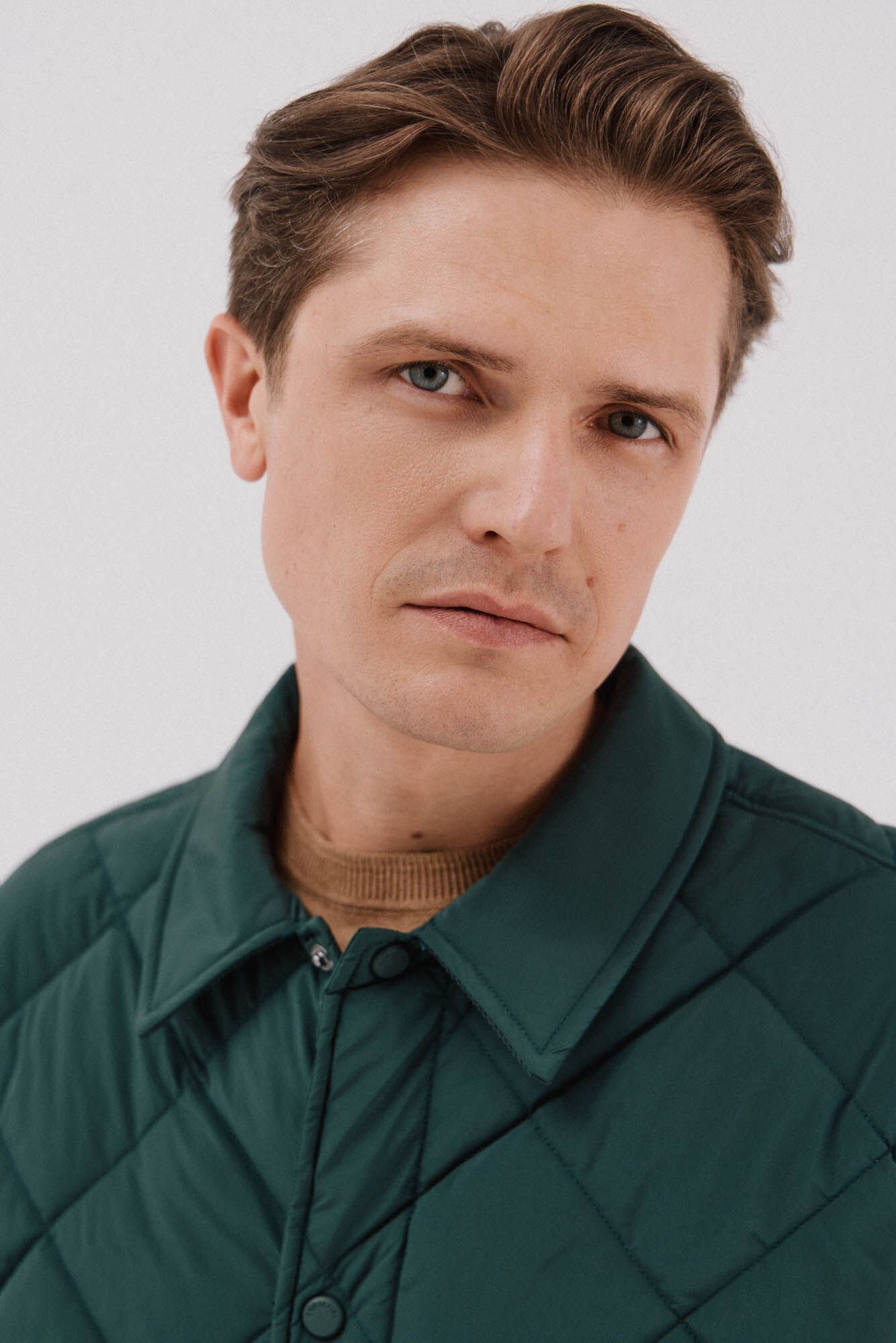 Cortefiel Sobrecamisa acolchada Verde oscuro