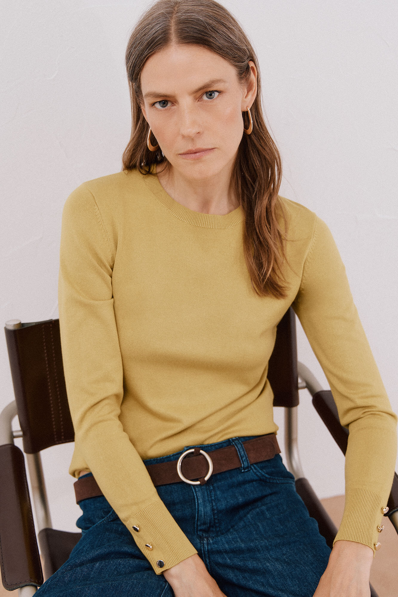 Cortefiel Su&eacute;ter de tejido fino