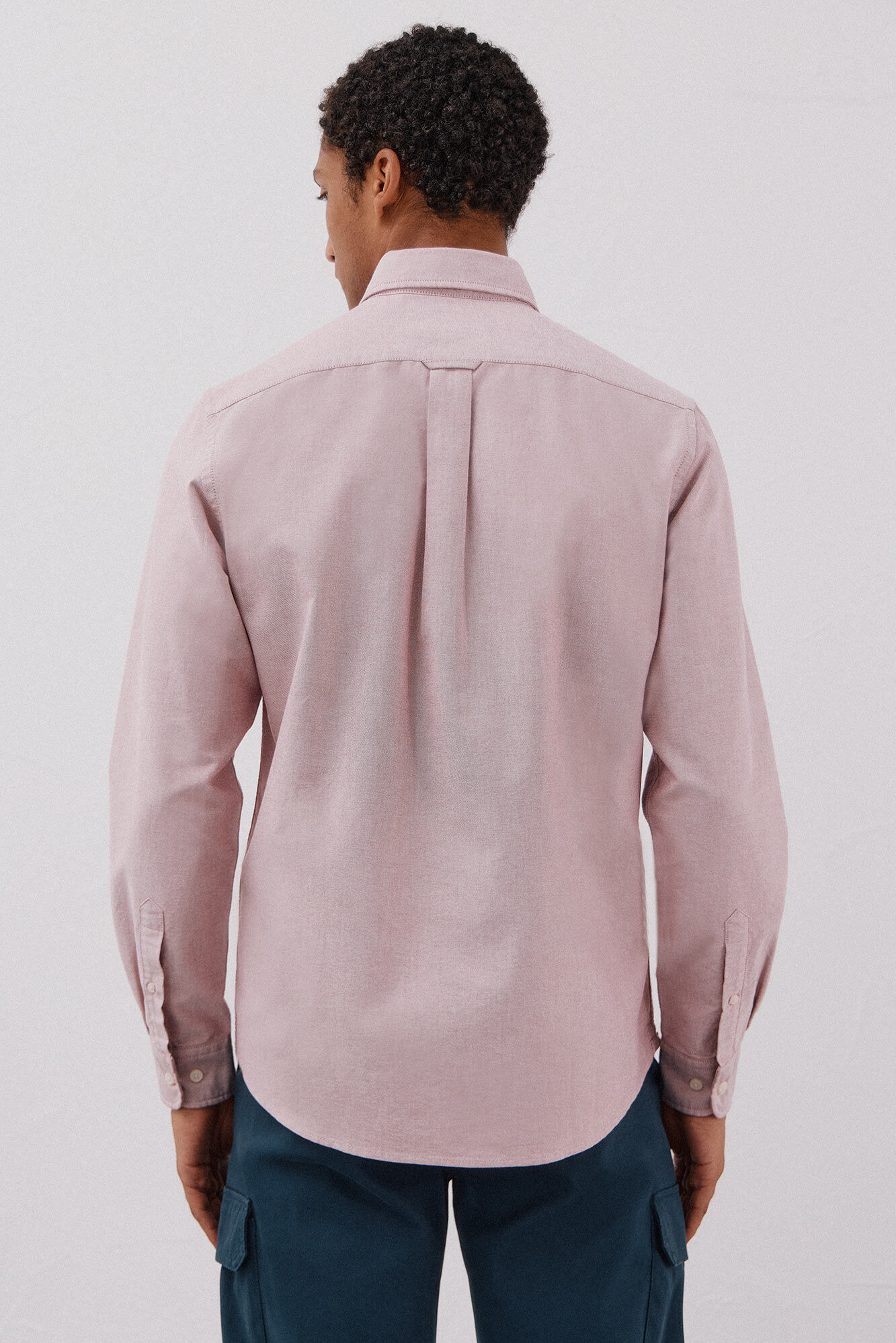 Cortefiel Camisa oxford lisa Rosa