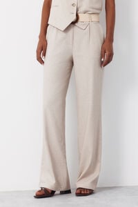 Cortefiel Pantal&oacute;n ancho de lino