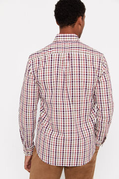 Cortefiel Camisa cuadros coolmax Rosa