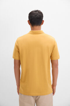 Cortefiel Polo básico Dorado