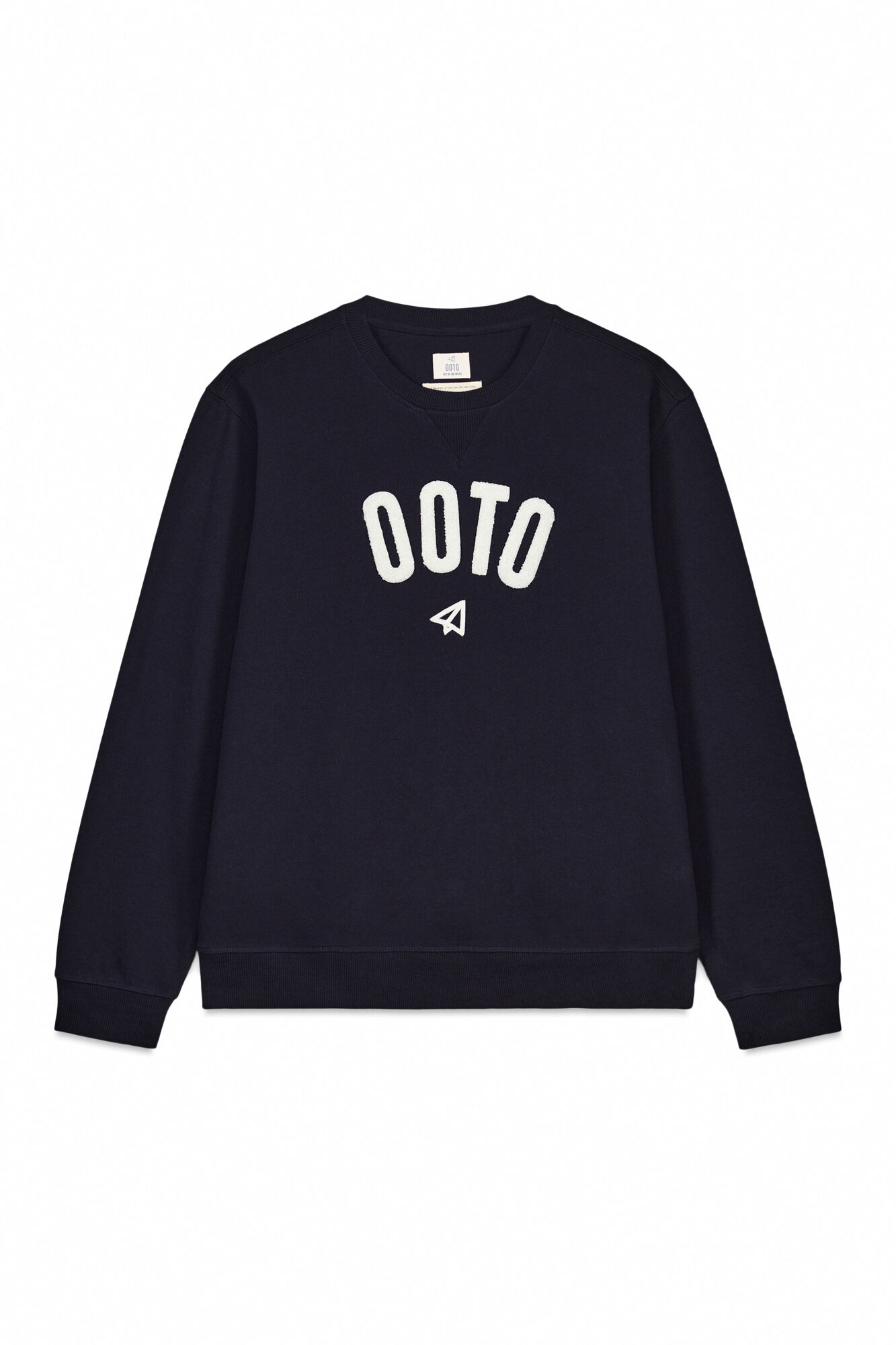 OOTO Sudadera logo cuello redondo Azul marino